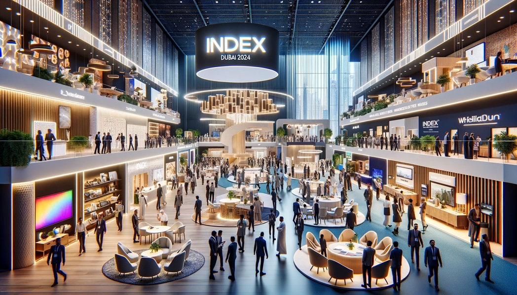 Index Dubai 2024 exhibition stands